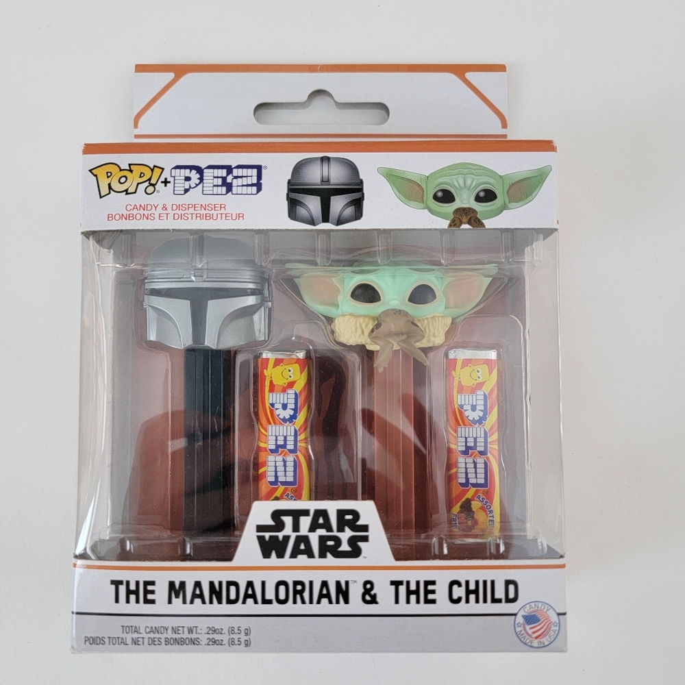 PEZ + POP! Star Wars The Mandalorian & The Child, Dispenser Set
